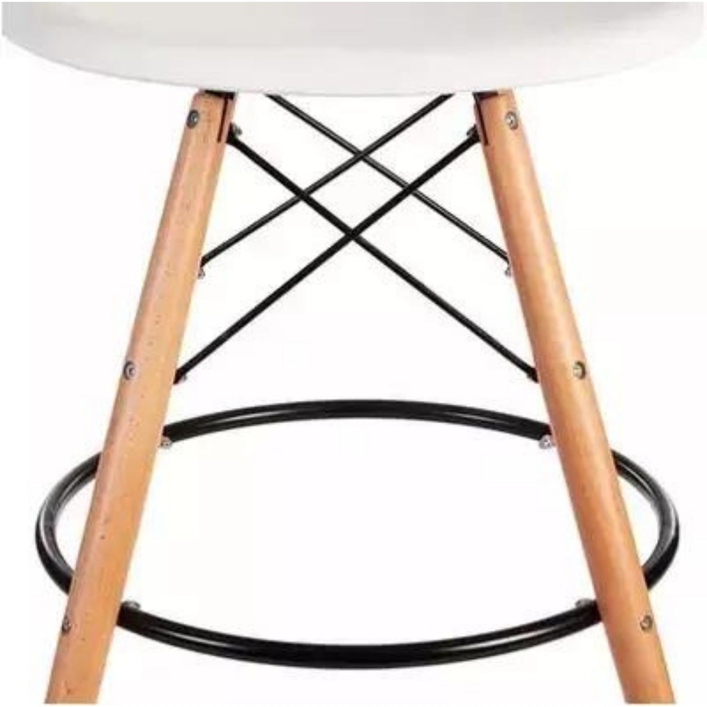 Set x2 Silla de Barra Eames Gris