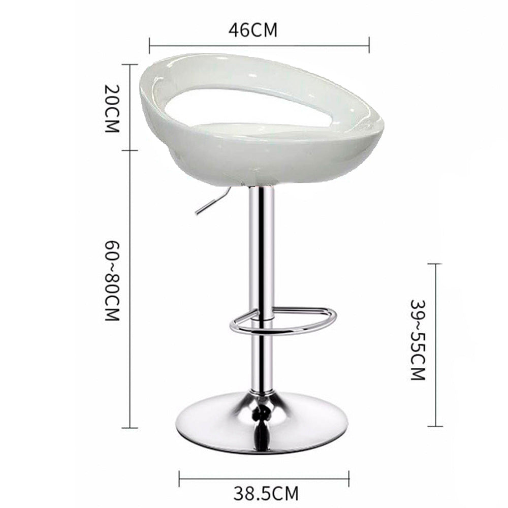 Set x2 Silla de Barra Polo Blanco