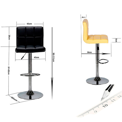 Set x2 Silla de Barra Leo Amarillo