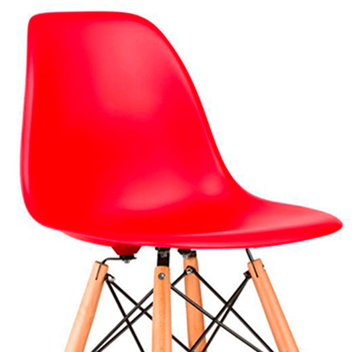 Set x2 Silla de Barra Eames Rojo
