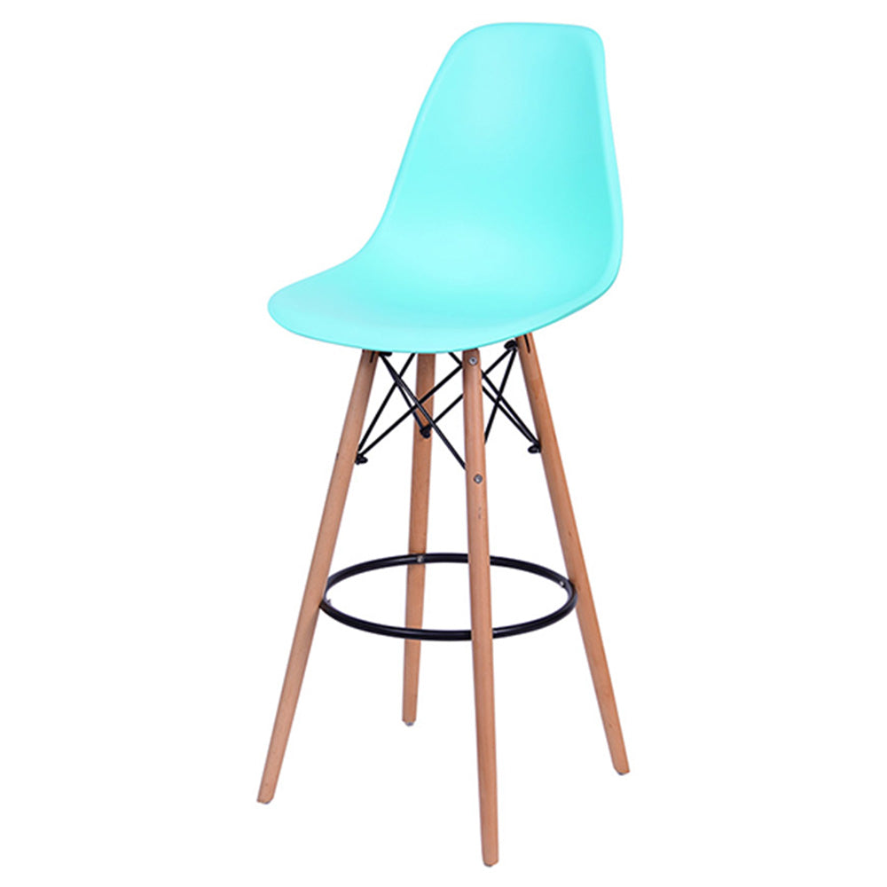 Set x2 Silla de Barra Eames Verde Menta