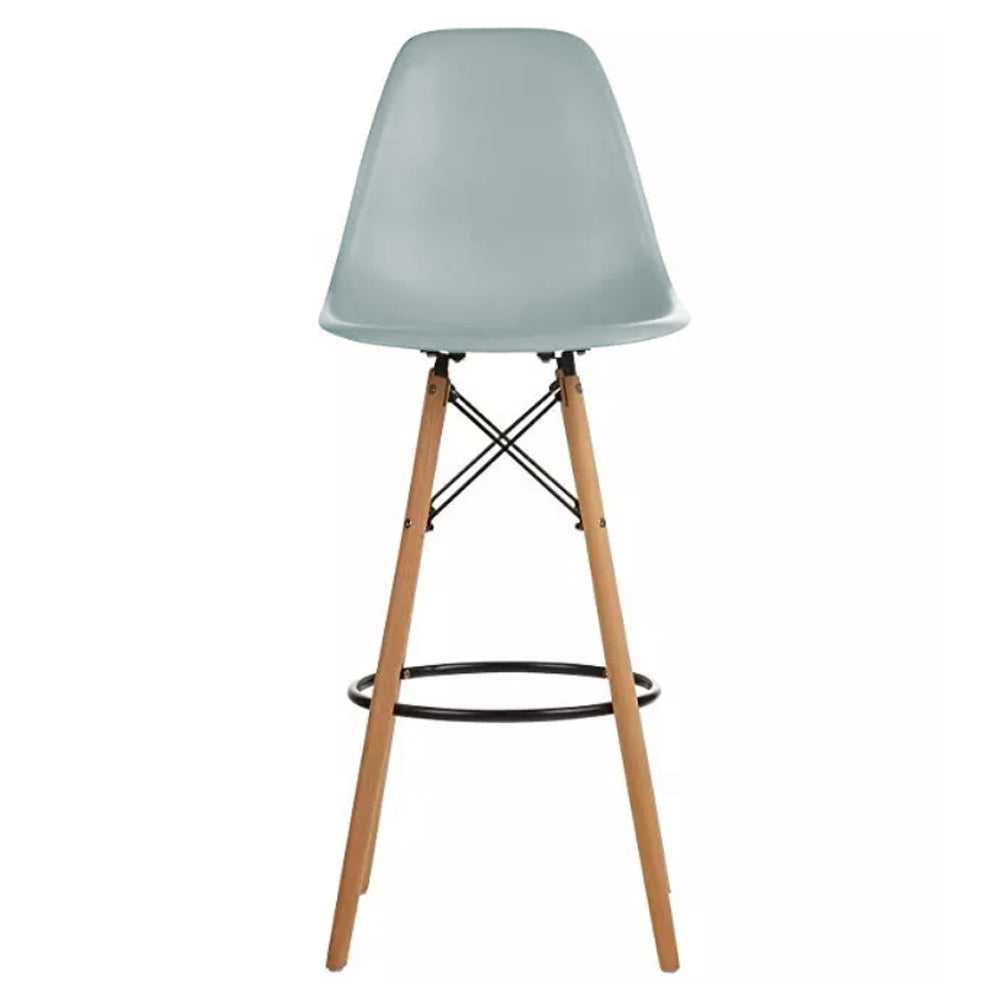 Set x2 Silla de Barra Eames Gris