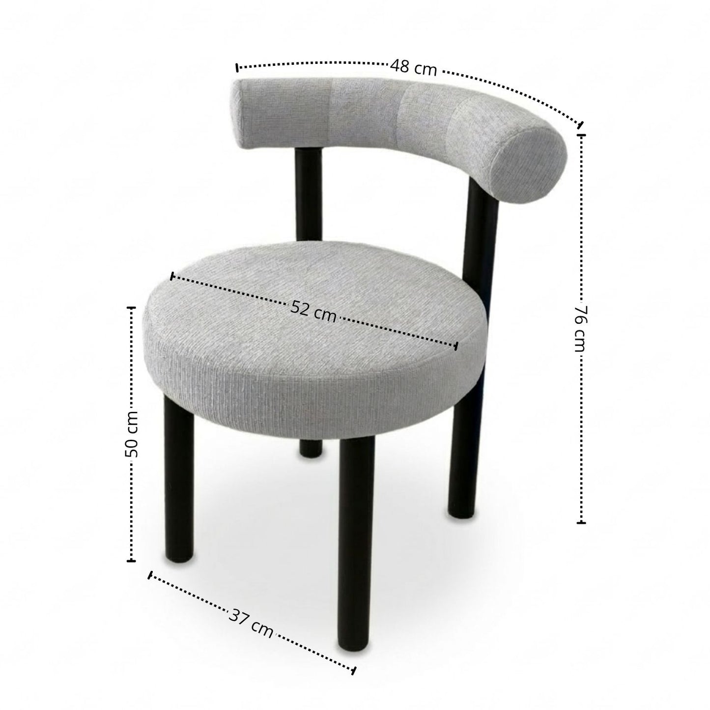 Silla De Comedor Kanala Gris