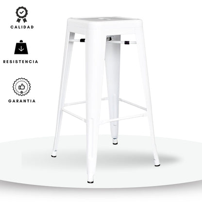 Silla de Barra True Blanco