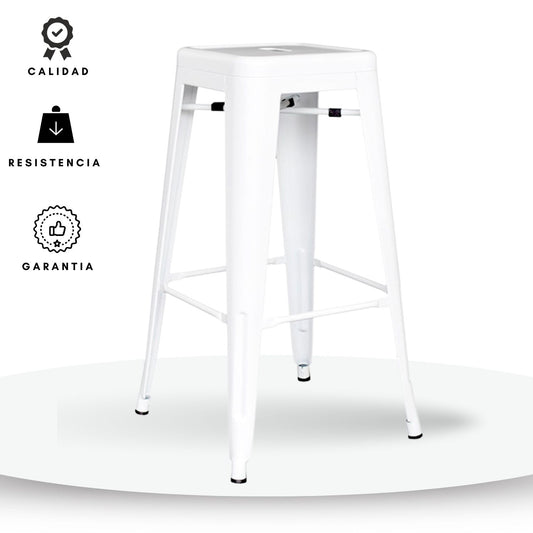 Silla de Barra True Blanco