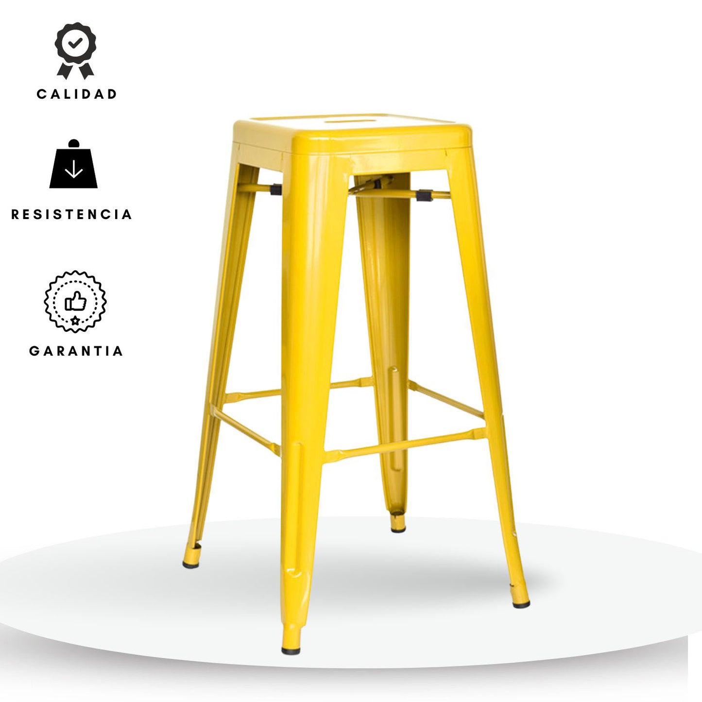 Silla de Barra True Amarillo