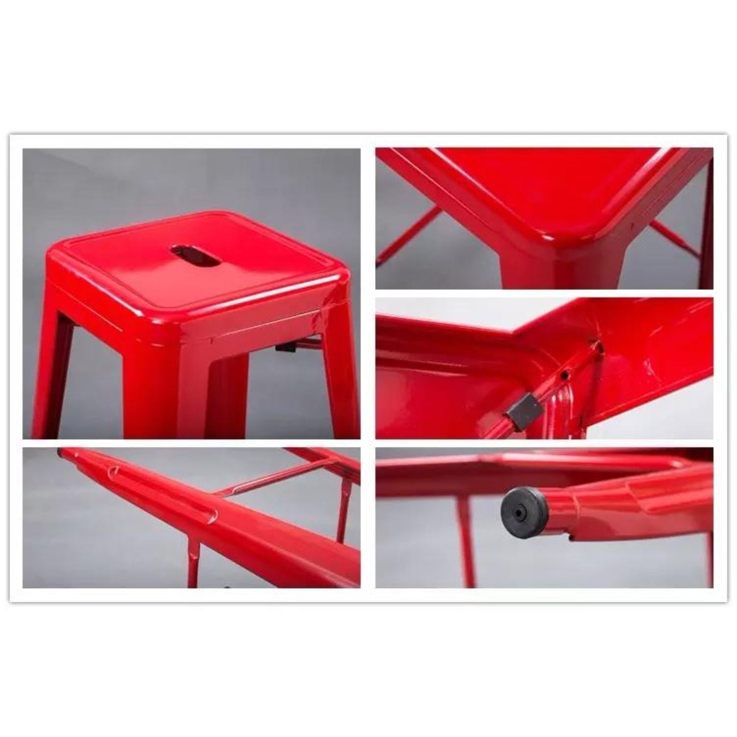 Silla de Barra True Rojo