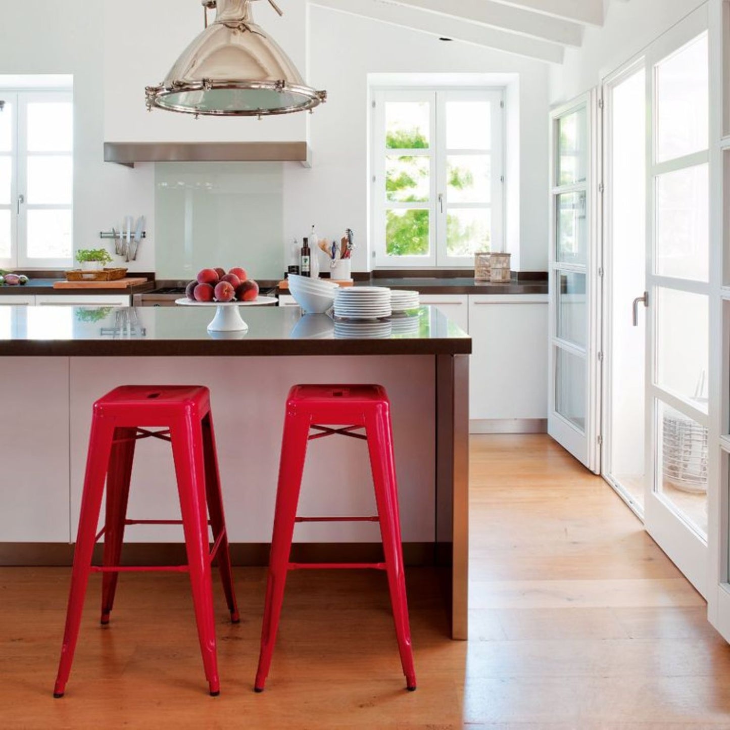 Silla de Barra True Rojo