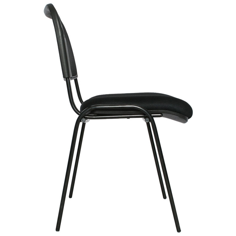 Silla Interlocutora Isosceles Malla Prana negra