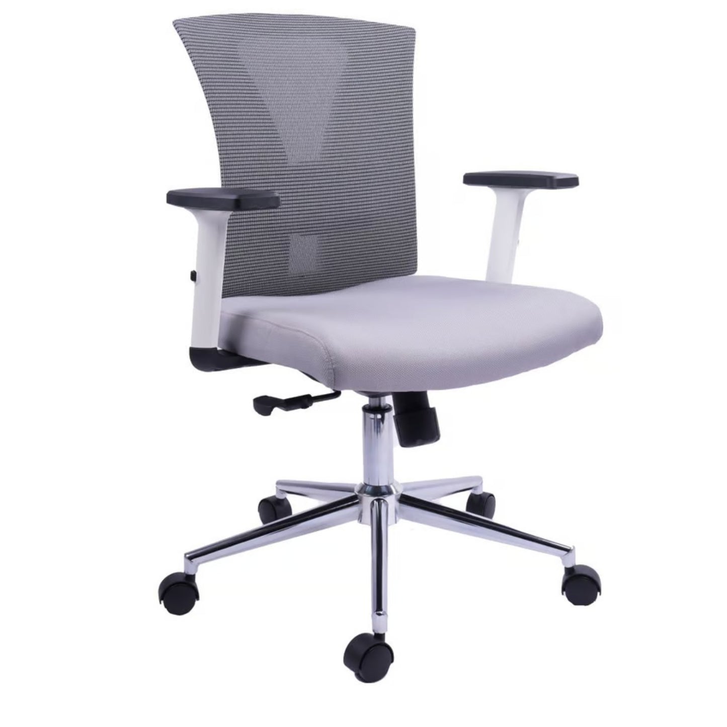 Silla De Oficina Turmanila Gerente Gris Blanca