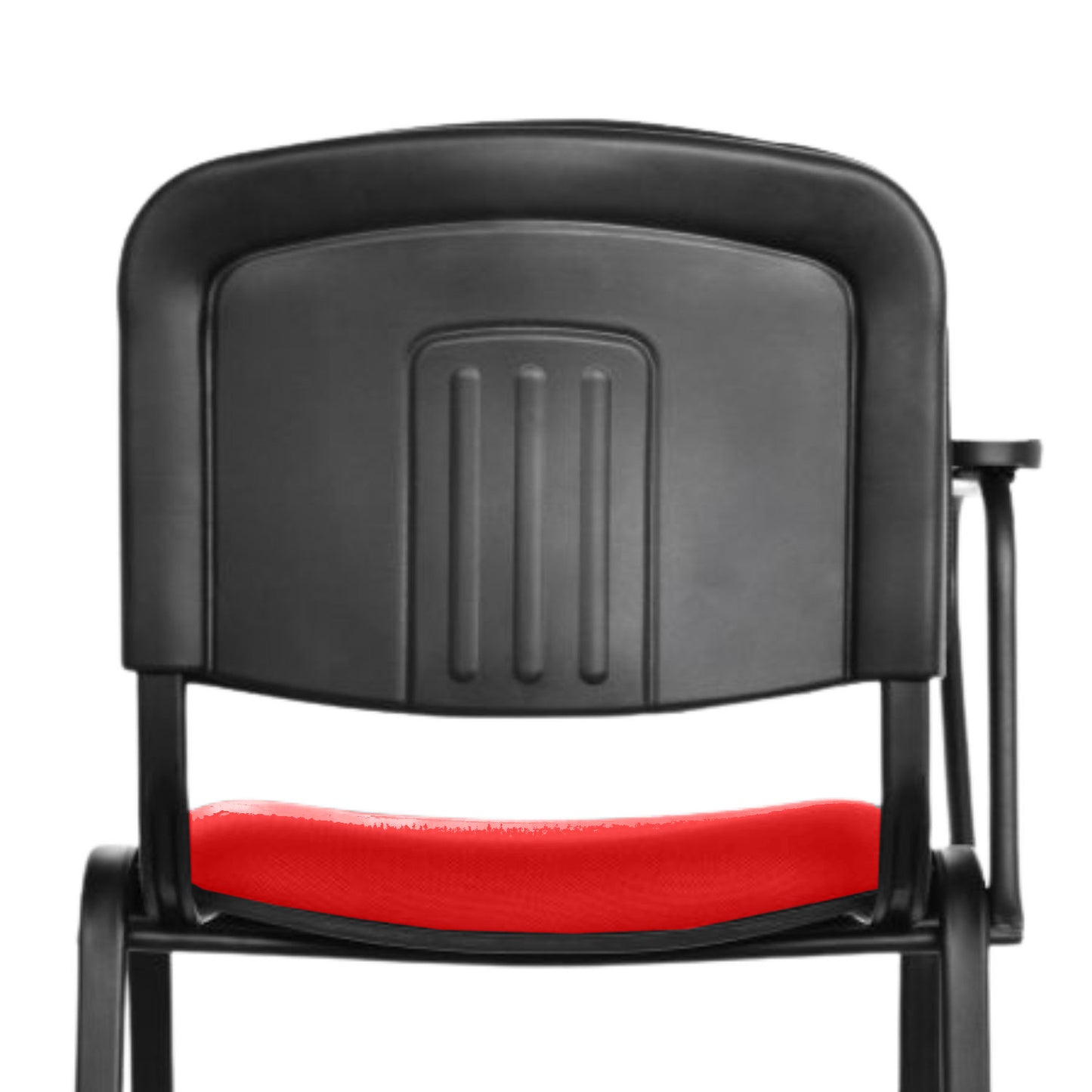 Silla Universitaria Isosceles Tapizada Brazo Fijo rojo