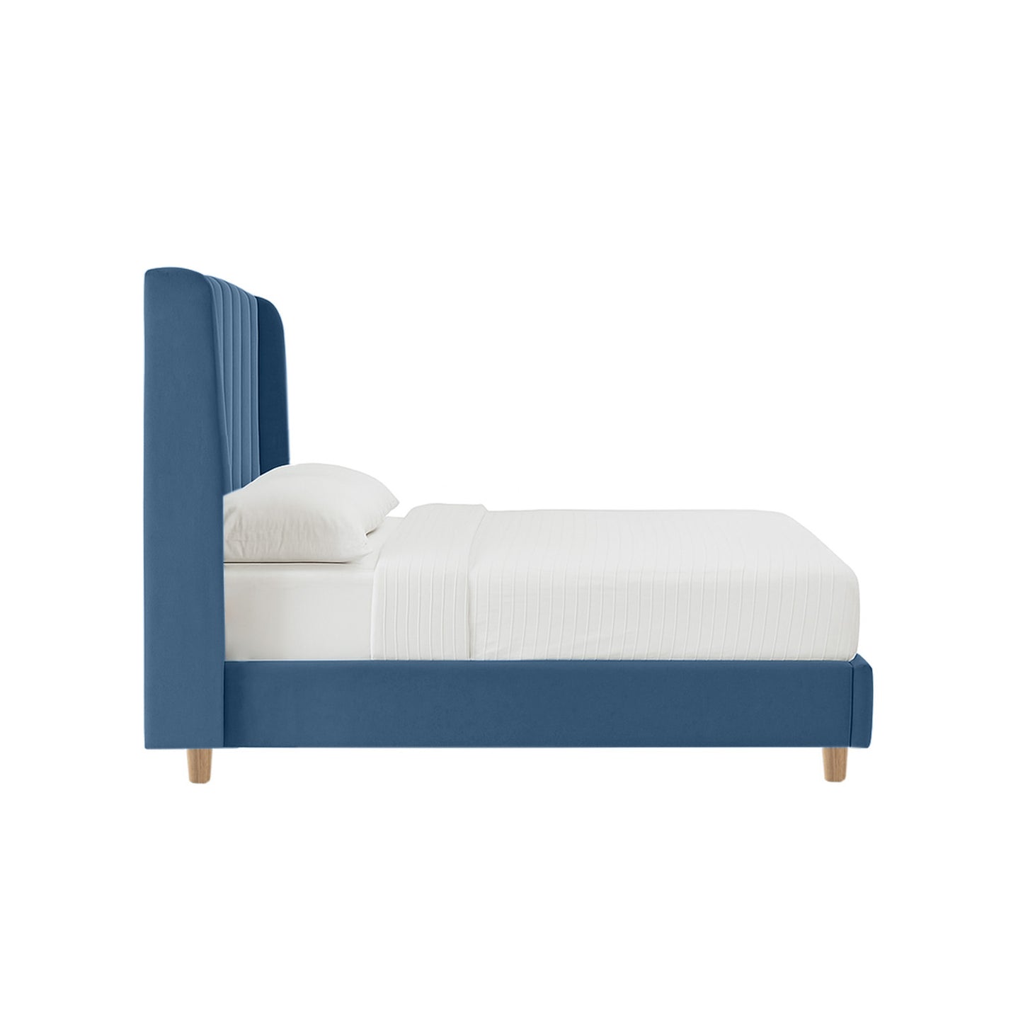 Base Cama con Espaldar Semidoble Infantil Bony 120x190x115 azul