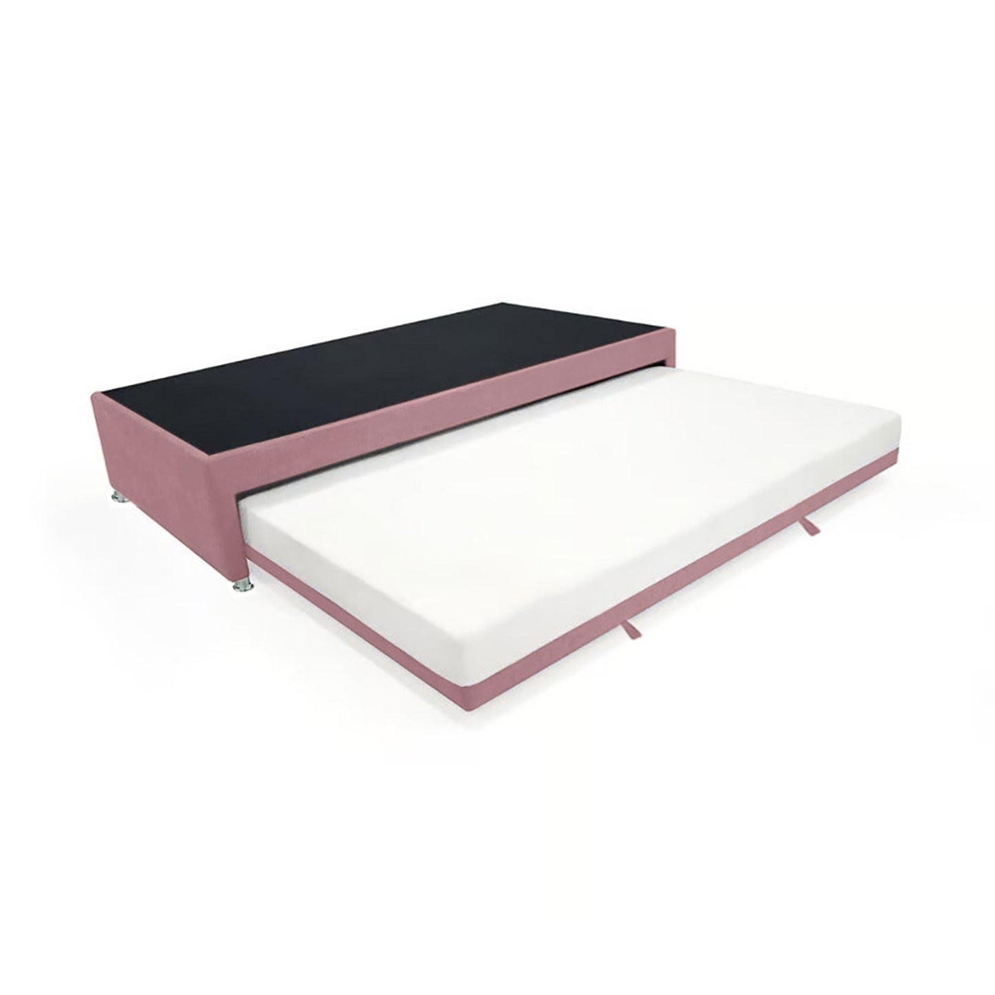 Base Cama Nido con Espaldar Semidoble Infantil Lupe rosado
