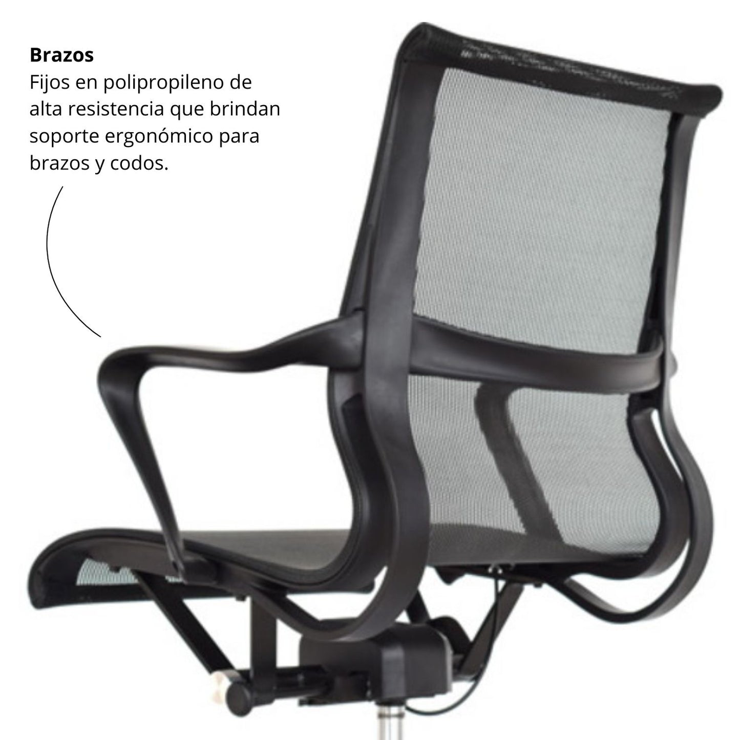 Silla de Oficina Shantal Negra