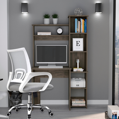 Silla De Oficina Colors Premium Gris Blanco