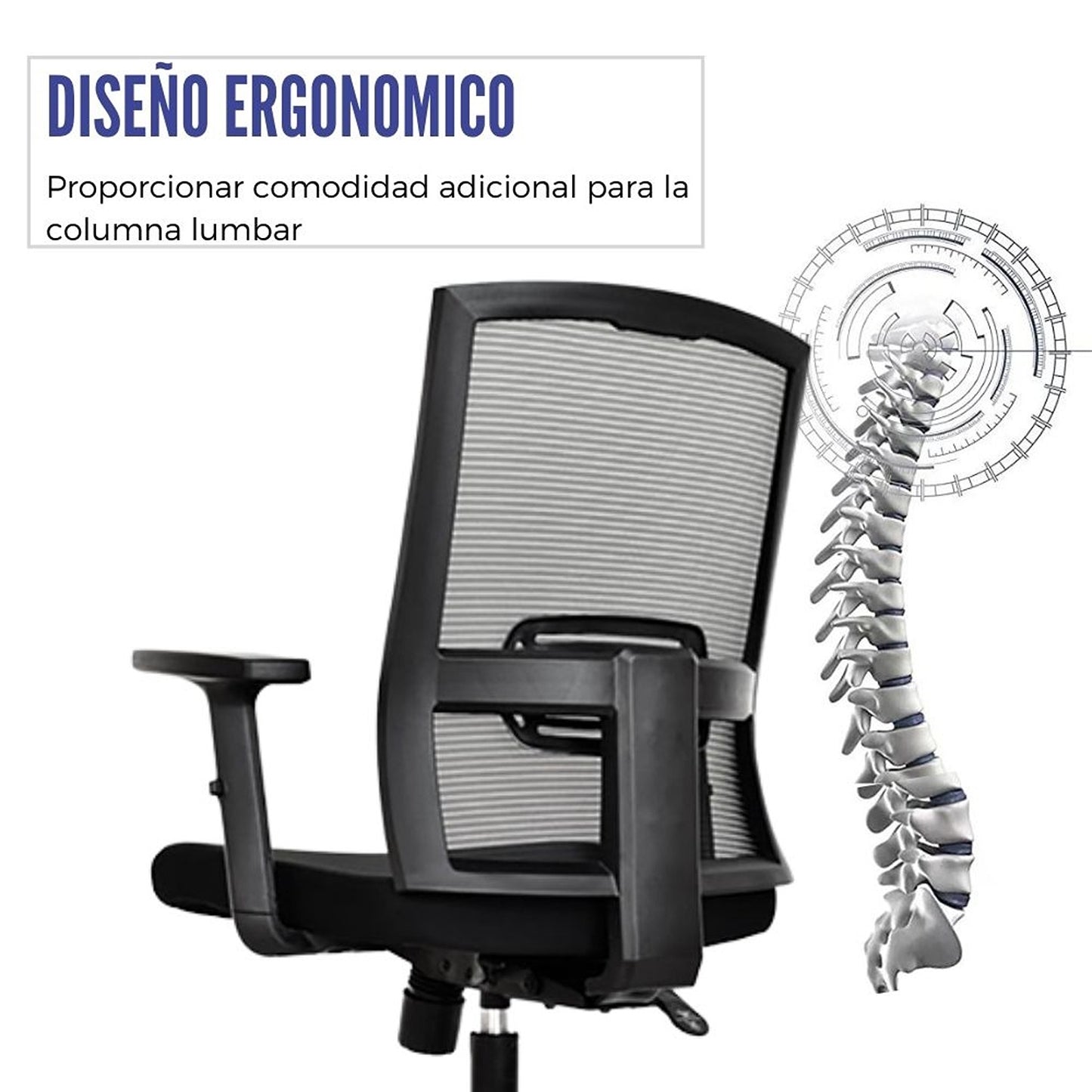 Silla De Oficina Monik Gerente Negro