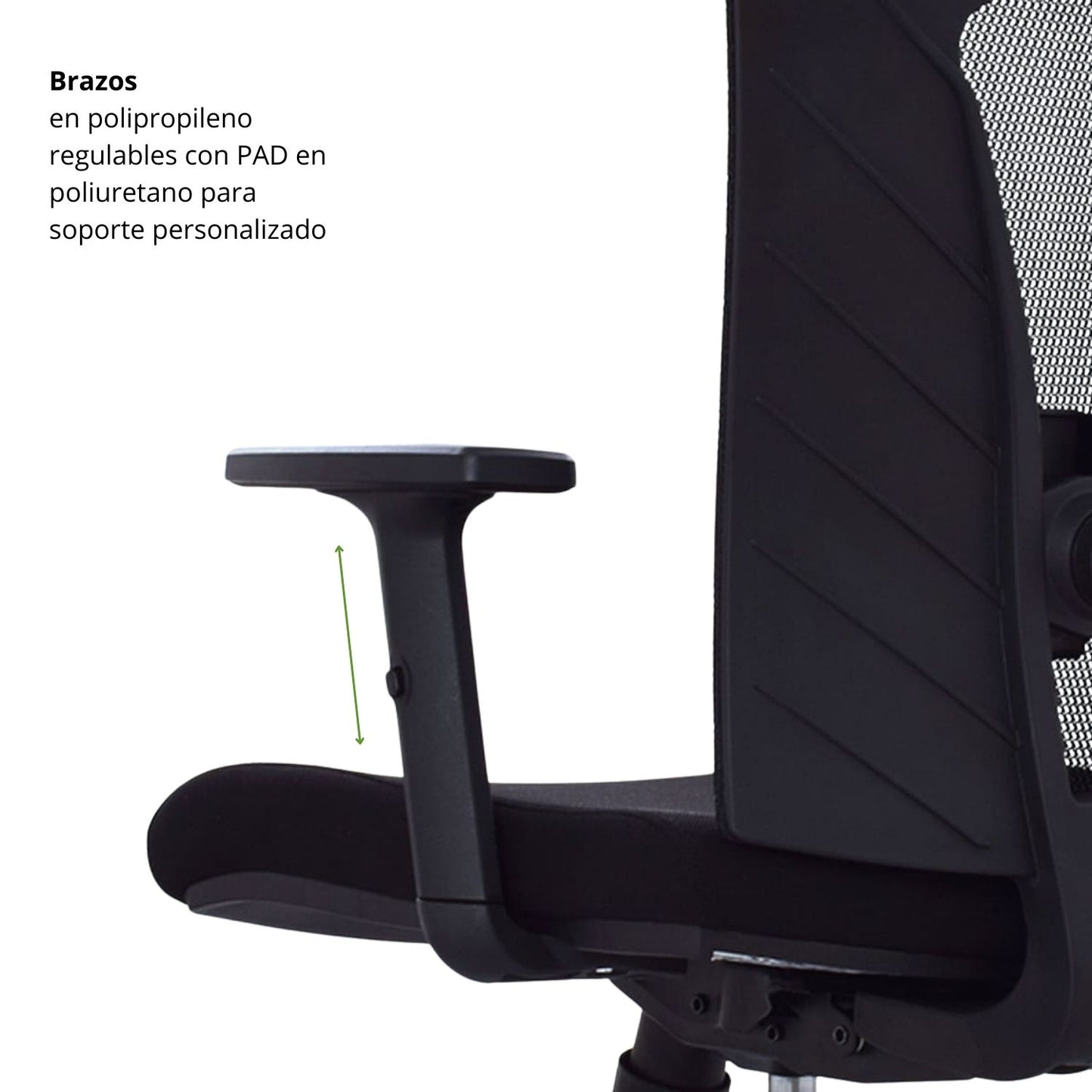 Silla de Oficina Turmanila Presidente Base Cromada