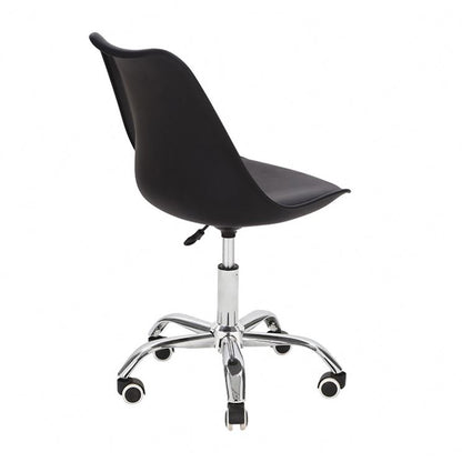 Silla De Oficina Eames Secretaria Negro