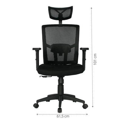 Silla de Oficina Polux Premium Negro