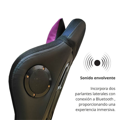 Silla Gamer Astro Pro Morada Negra