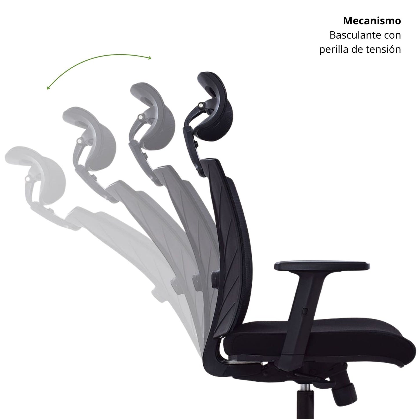 Silla de Oficina Turmanila Presidente Base Cromada