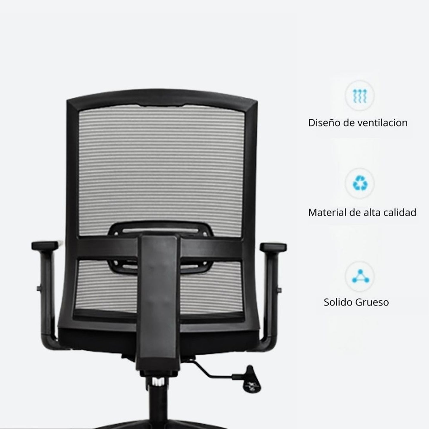 Silla De Oficina Monik Gerente Negro