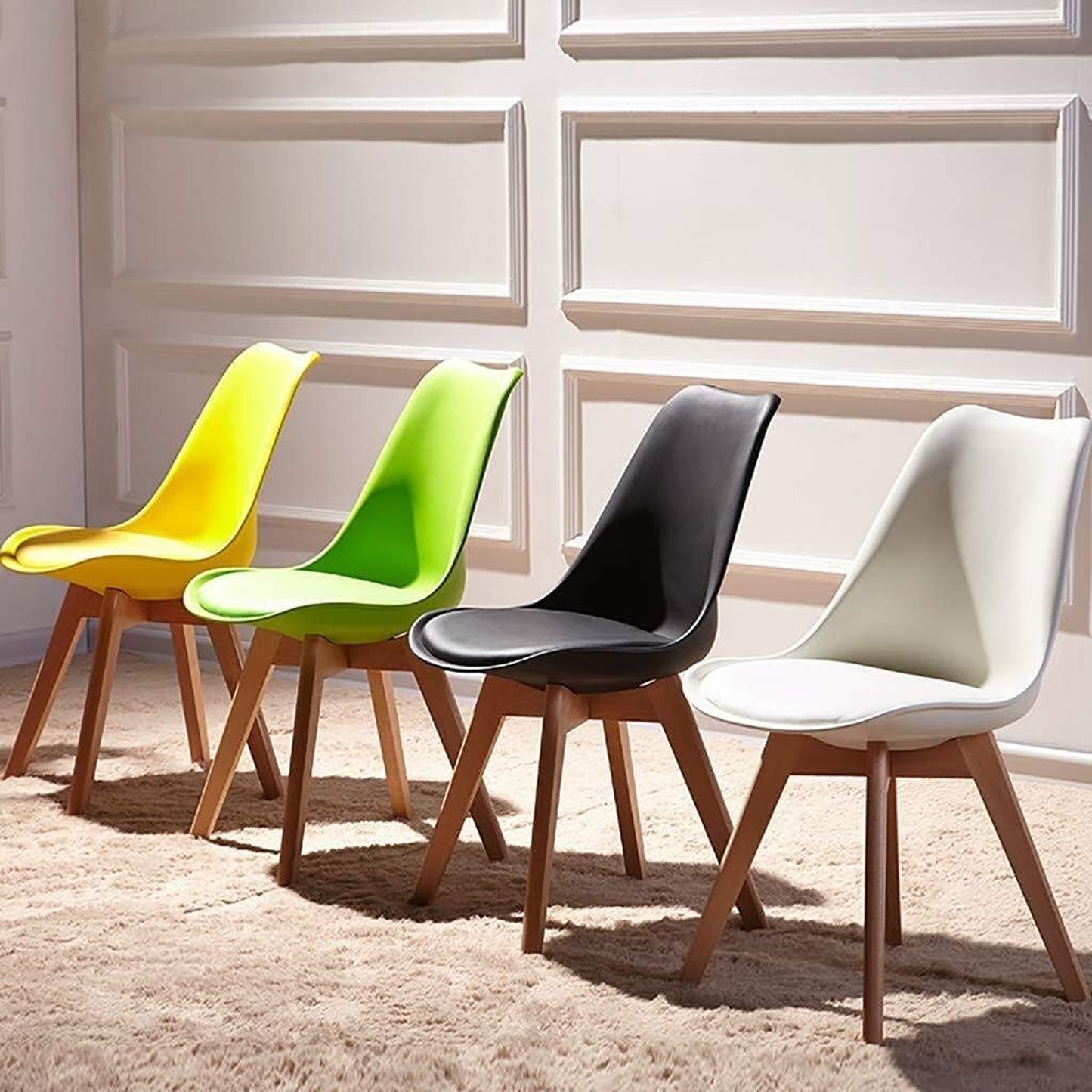 Set x2 Silla Tapizada Milano Verde