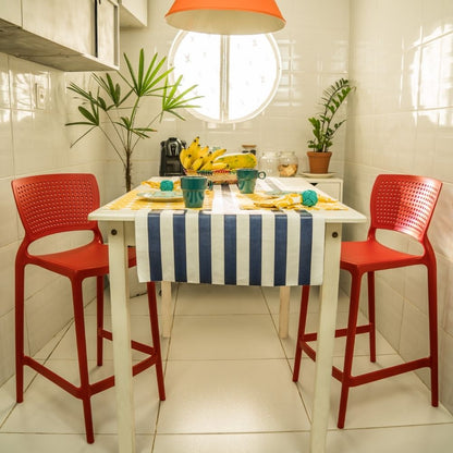 Silla de Barra Alice Rojo