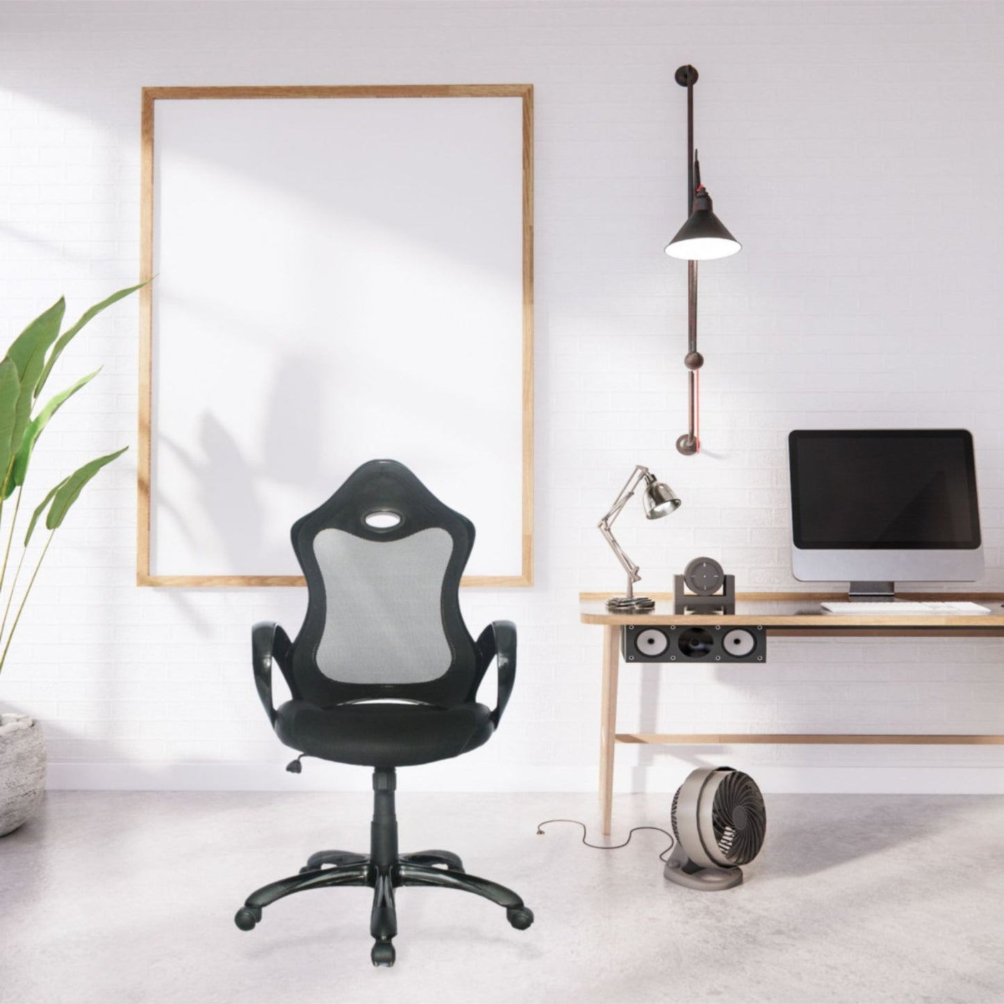 Silla De Oficina Polonia Negro