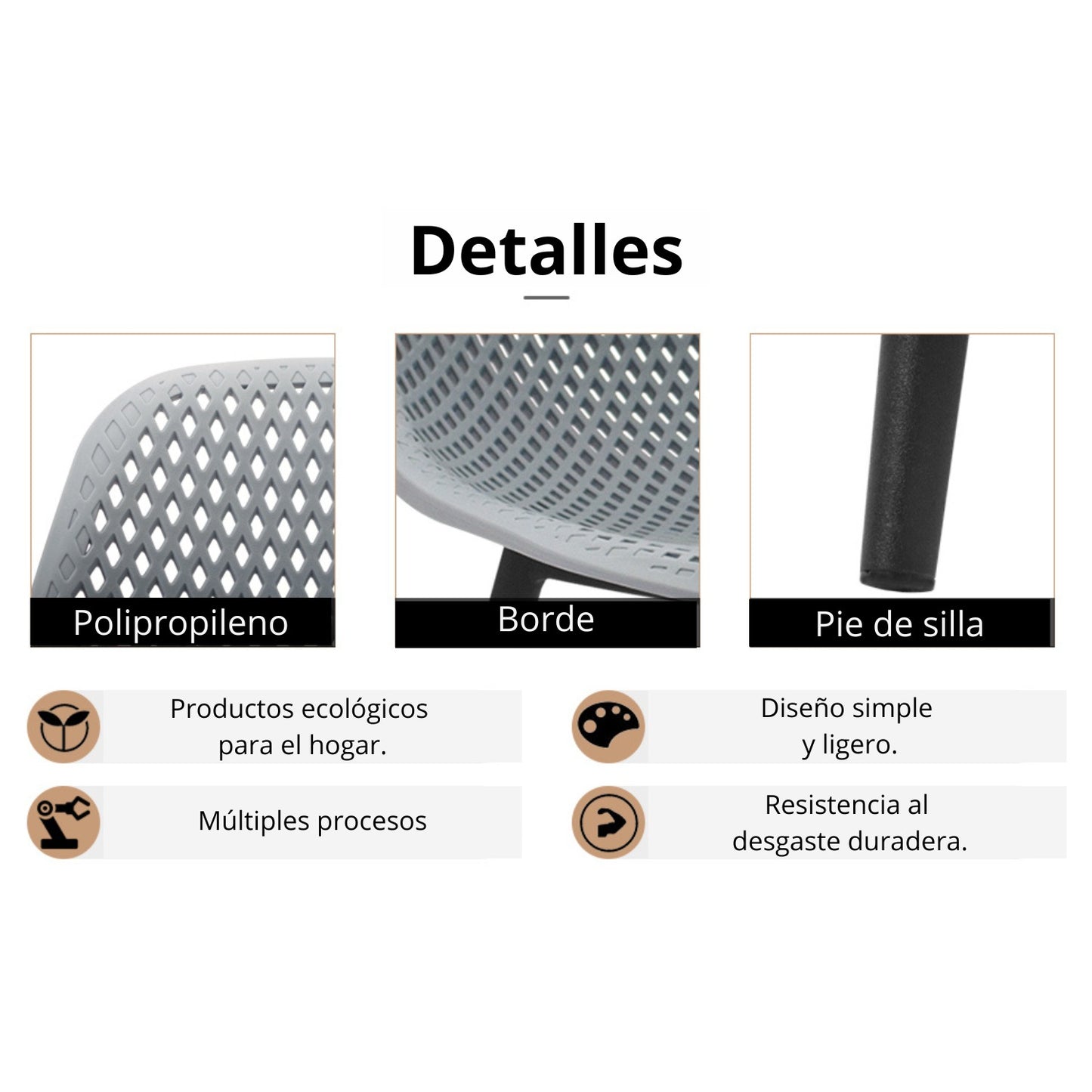 Silla Itto II Gris