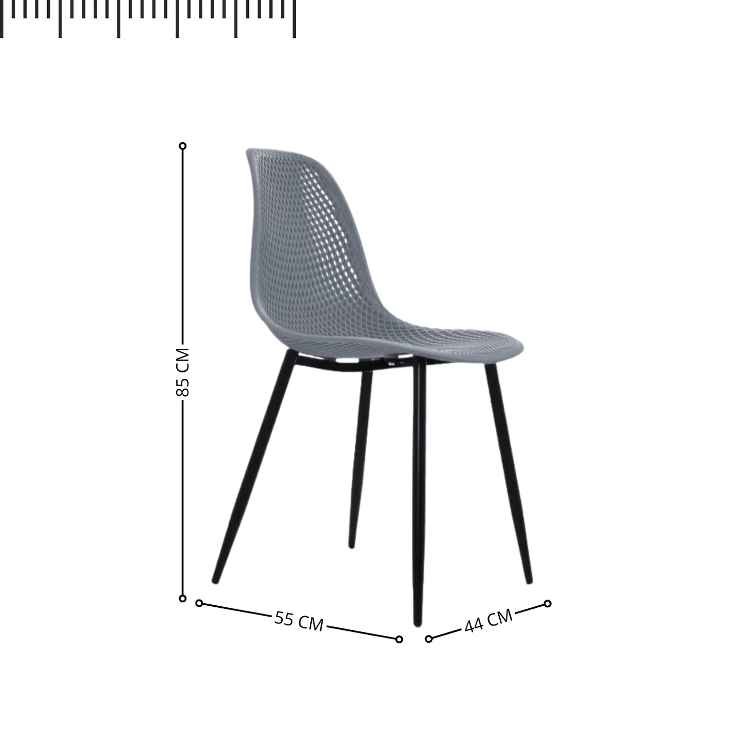 Silla Itto II Gris