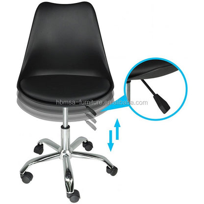 Silla De Oficina Eames Secretaria Negro