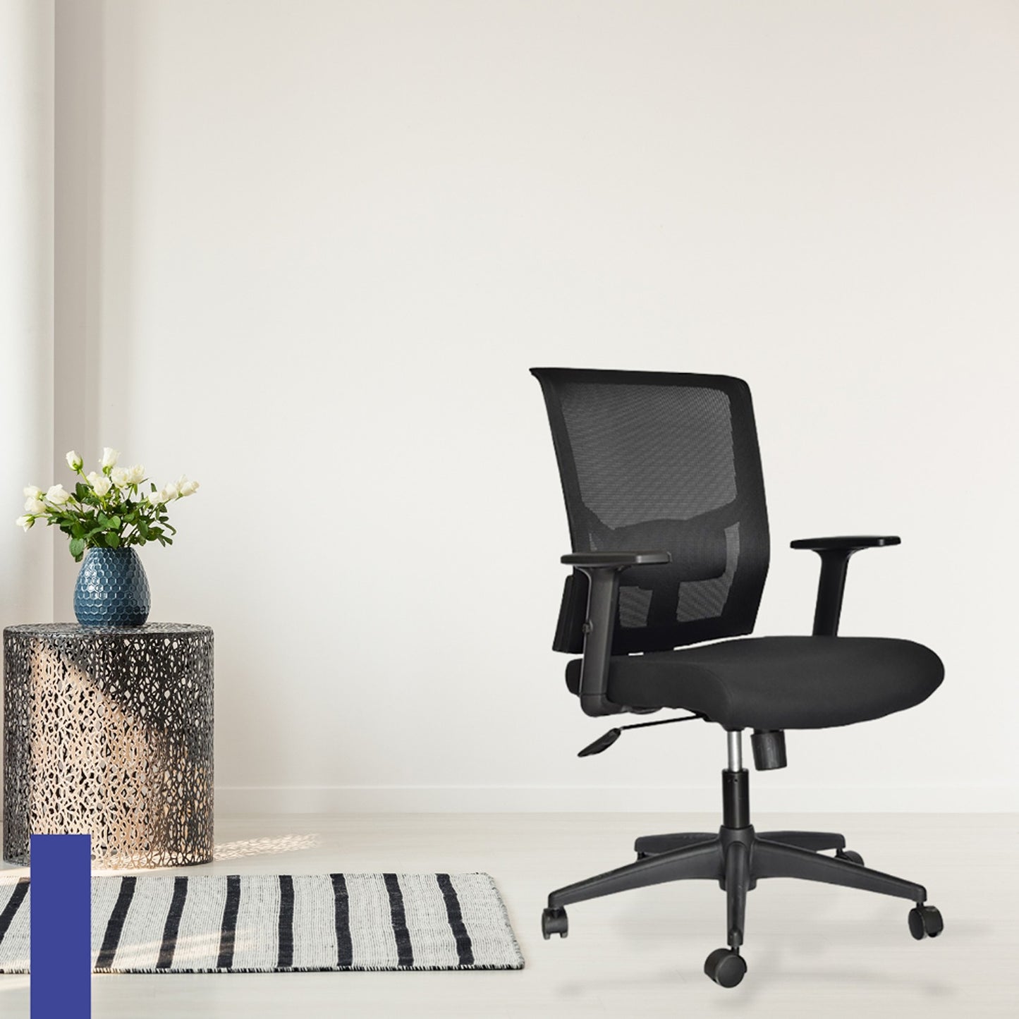 Silla De Oficina Italiana Cuba Negro