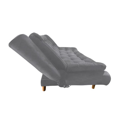 Sofa cama 3 Posiciones Clic Clac Kloe gris 180 cm
