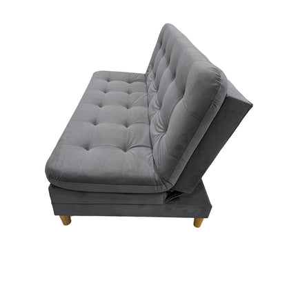 Sofa cama 3 Posiciones Clic Clac Yezz gris 170 cm