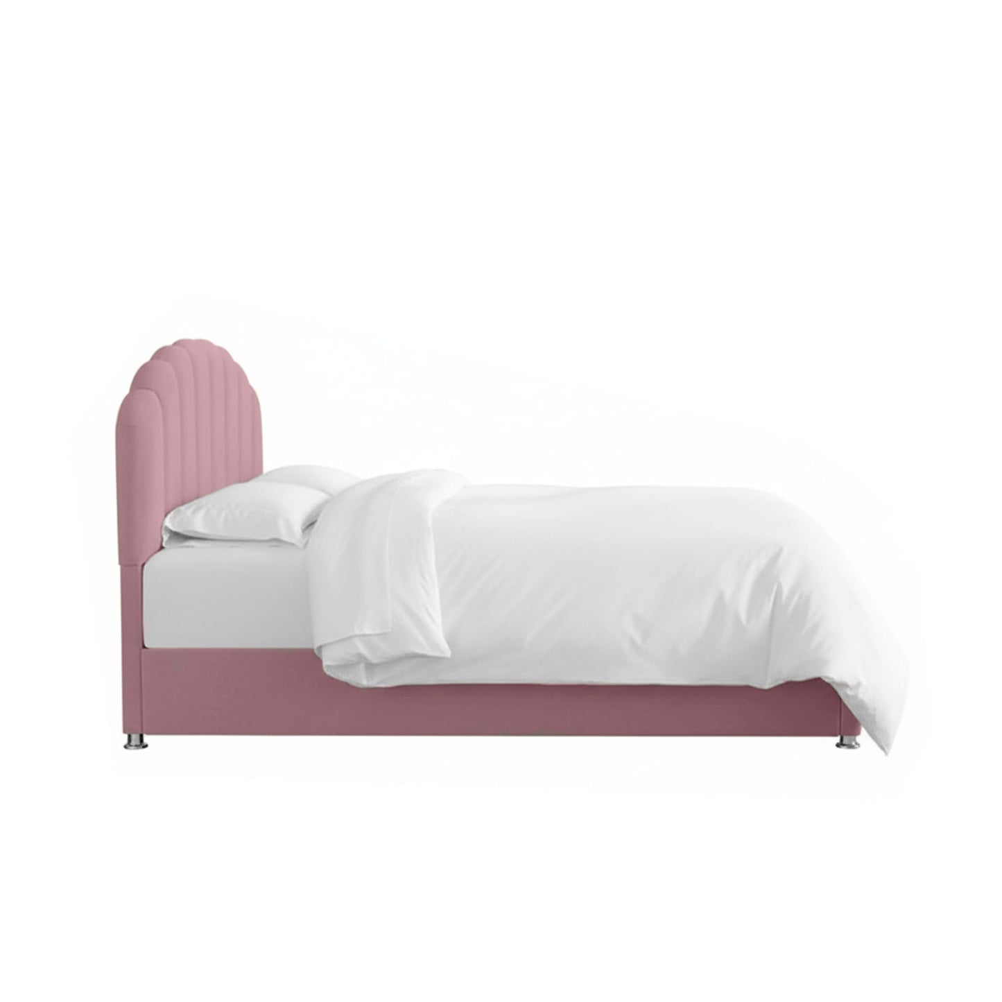 Base Cama con Espaldar Semidoble Infantil Coral rosado