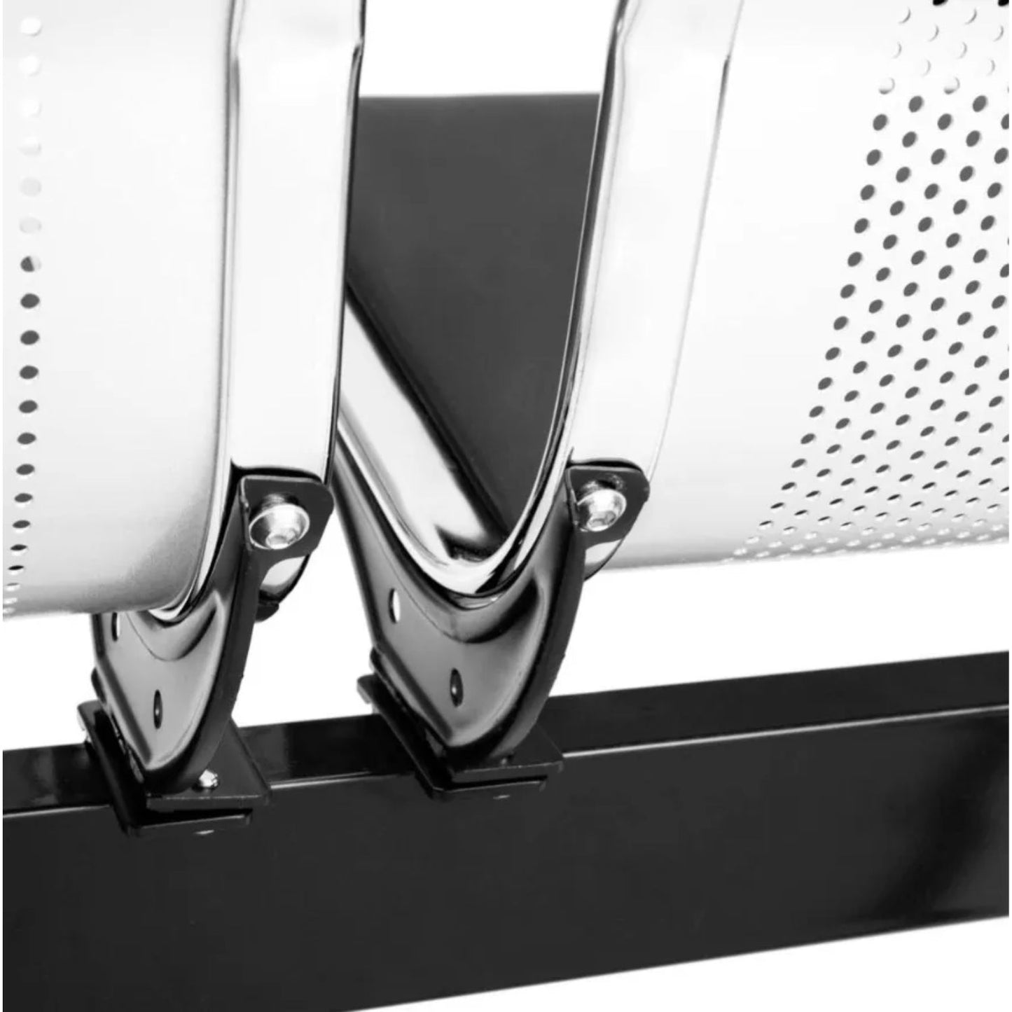 Silla Tandem 2 Puesto Tapizado Negro