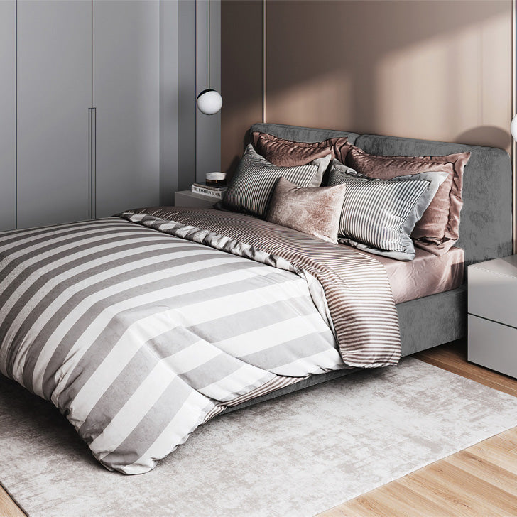 Cama Semidoble Gabor Gris Plomo