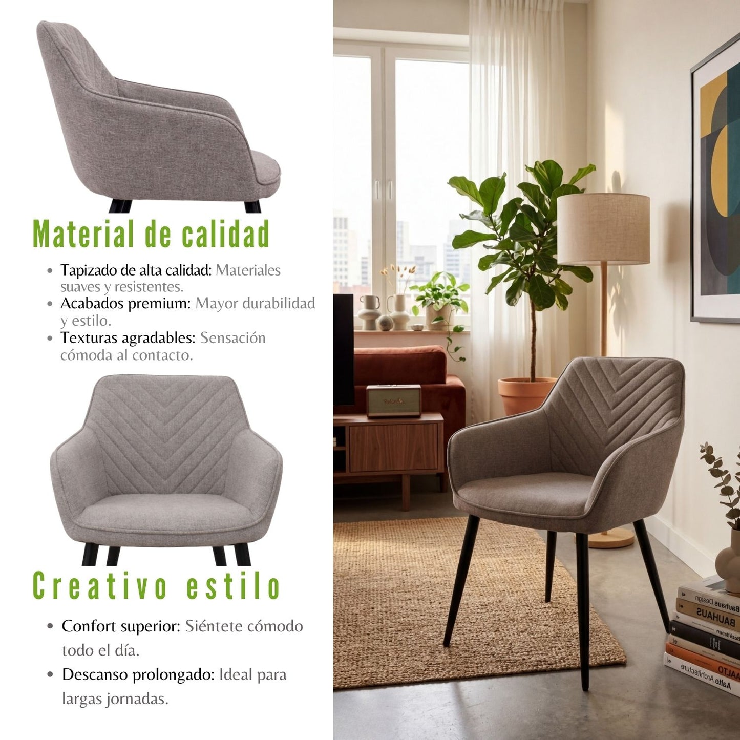 Poltrona Piramid Moka