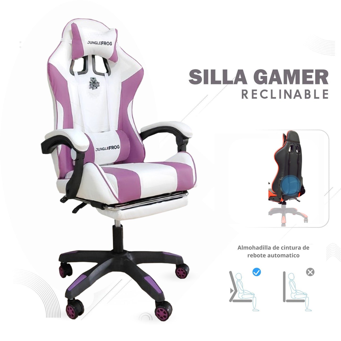 Silla Gamer Astro Basica Morada