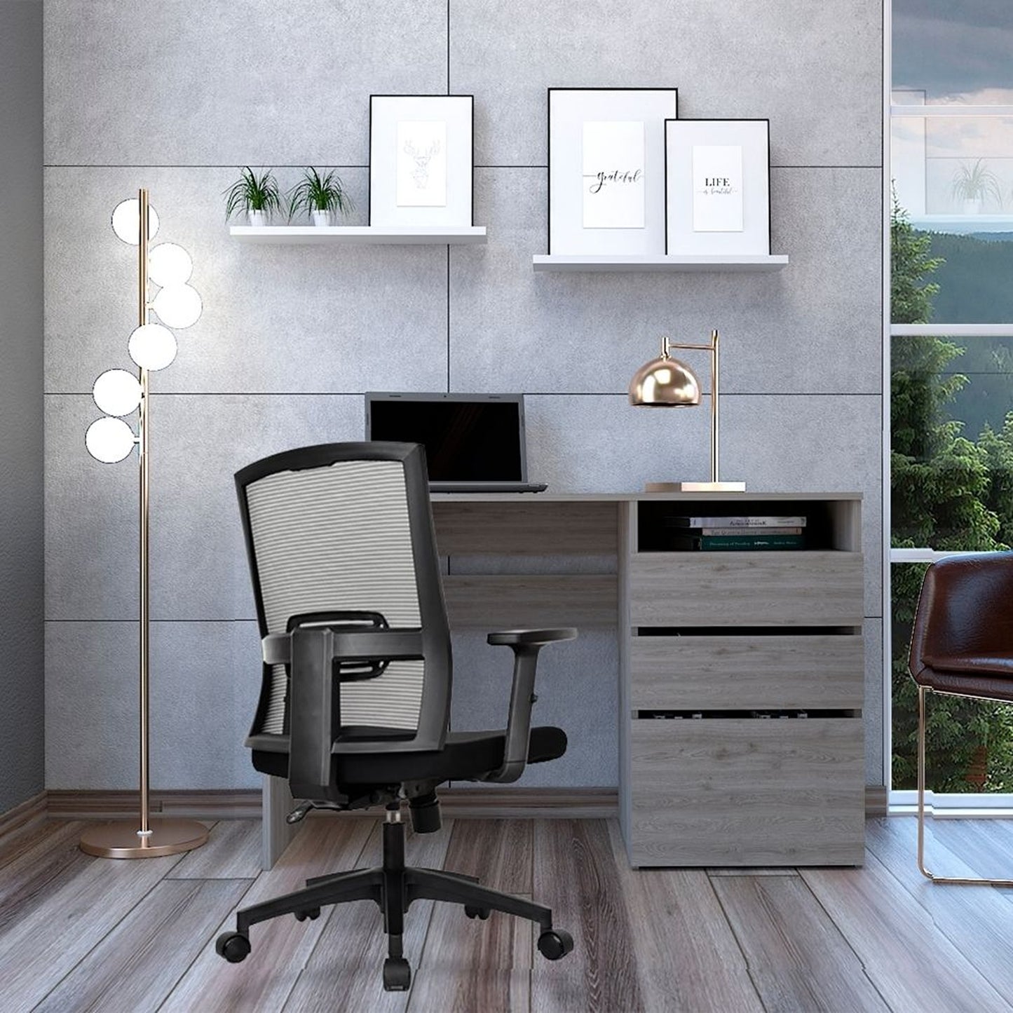 Silla De Oficina Monik Gerente Negro