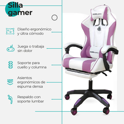 Silla Gamer Astro Basica Morada
