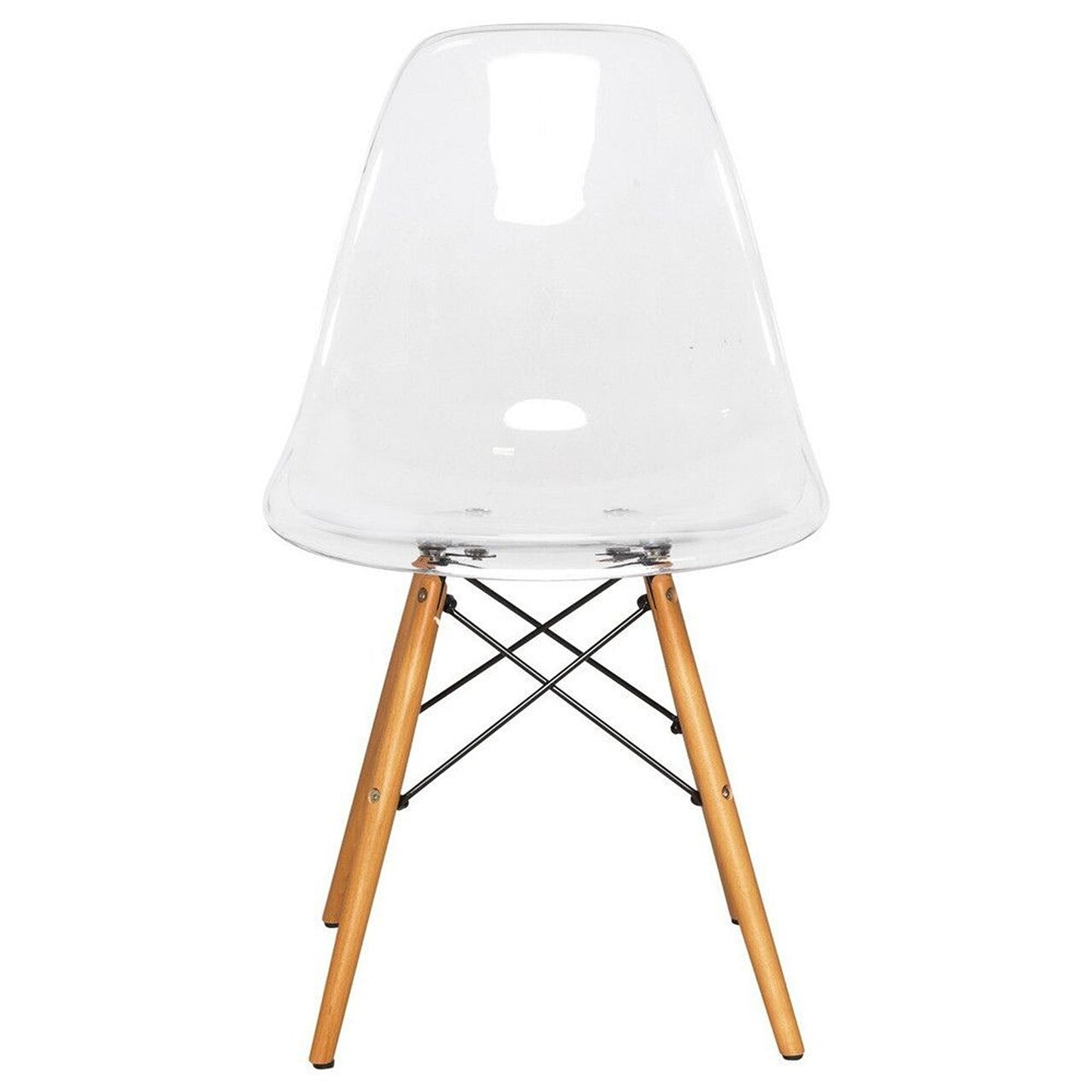 Silla Eames acrilico transparente
