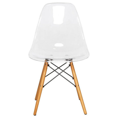 Silla Eames acrilico transparente