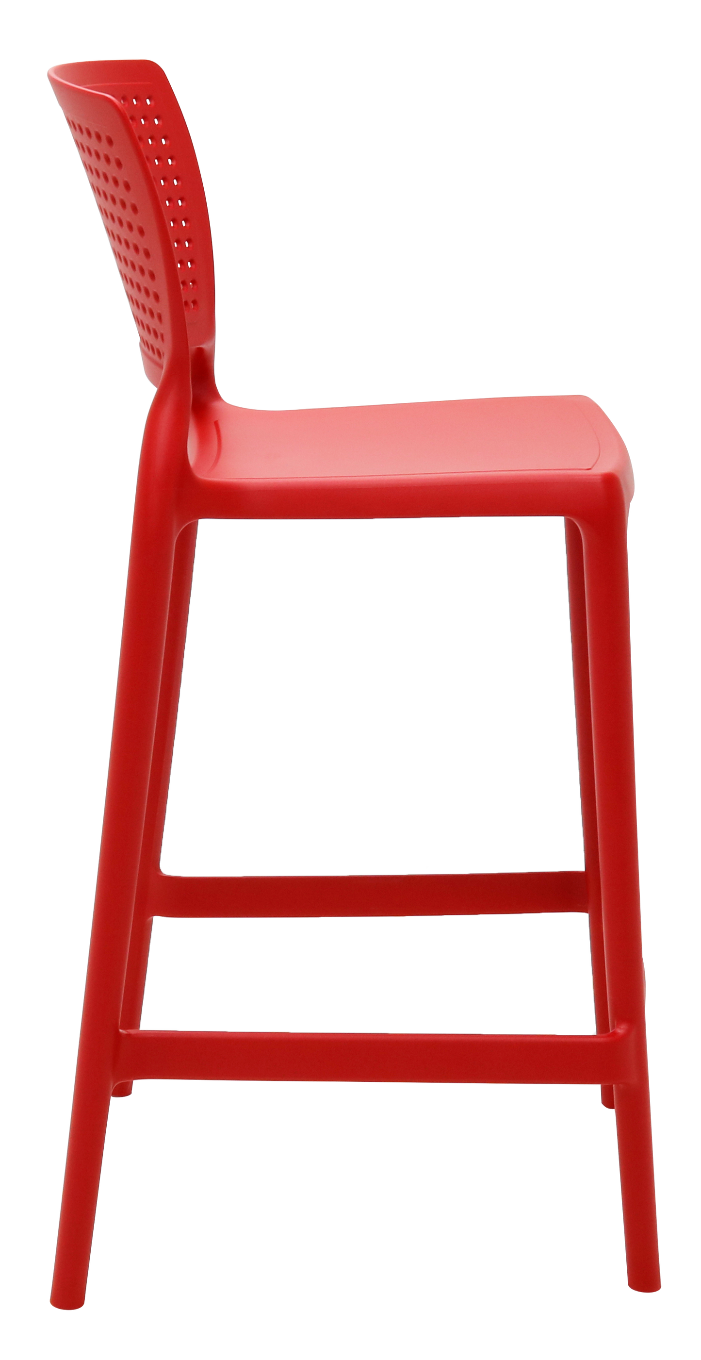 Silla de Barra Alice Rojo