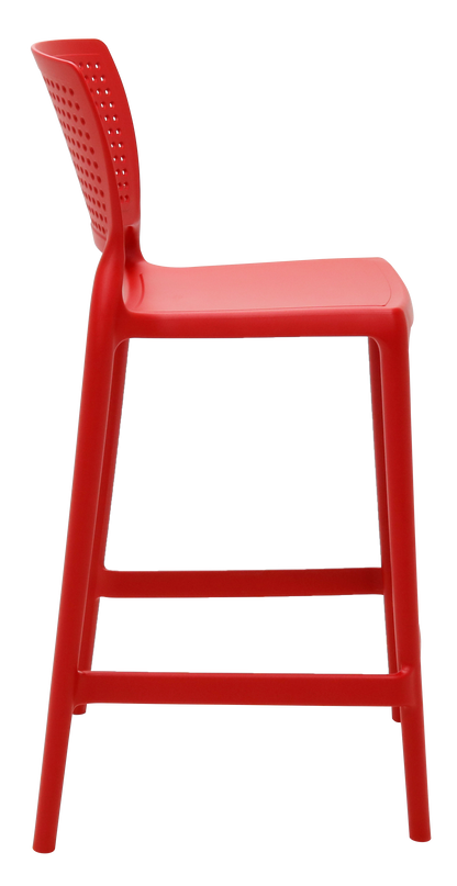 Silla de Barra Alice Rojo