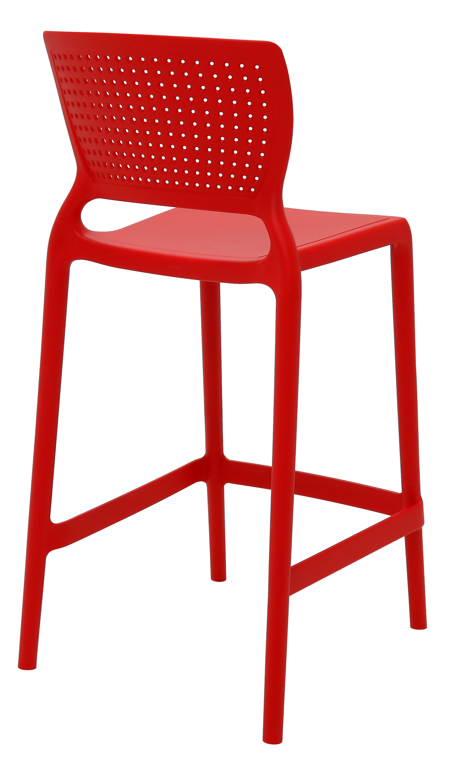 Silla de Barra Alice Rojo