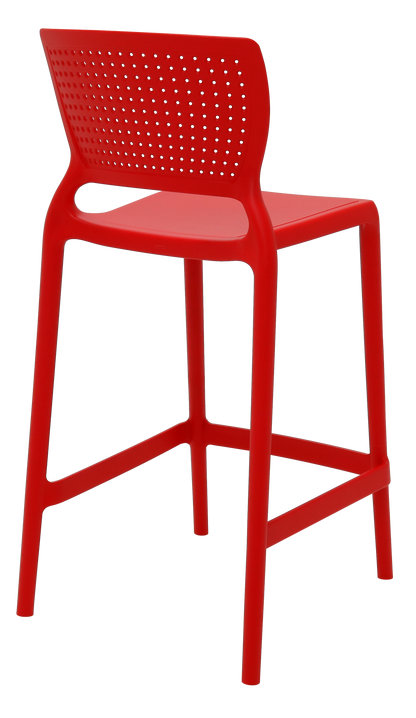Silla de Barra Alice Rojo