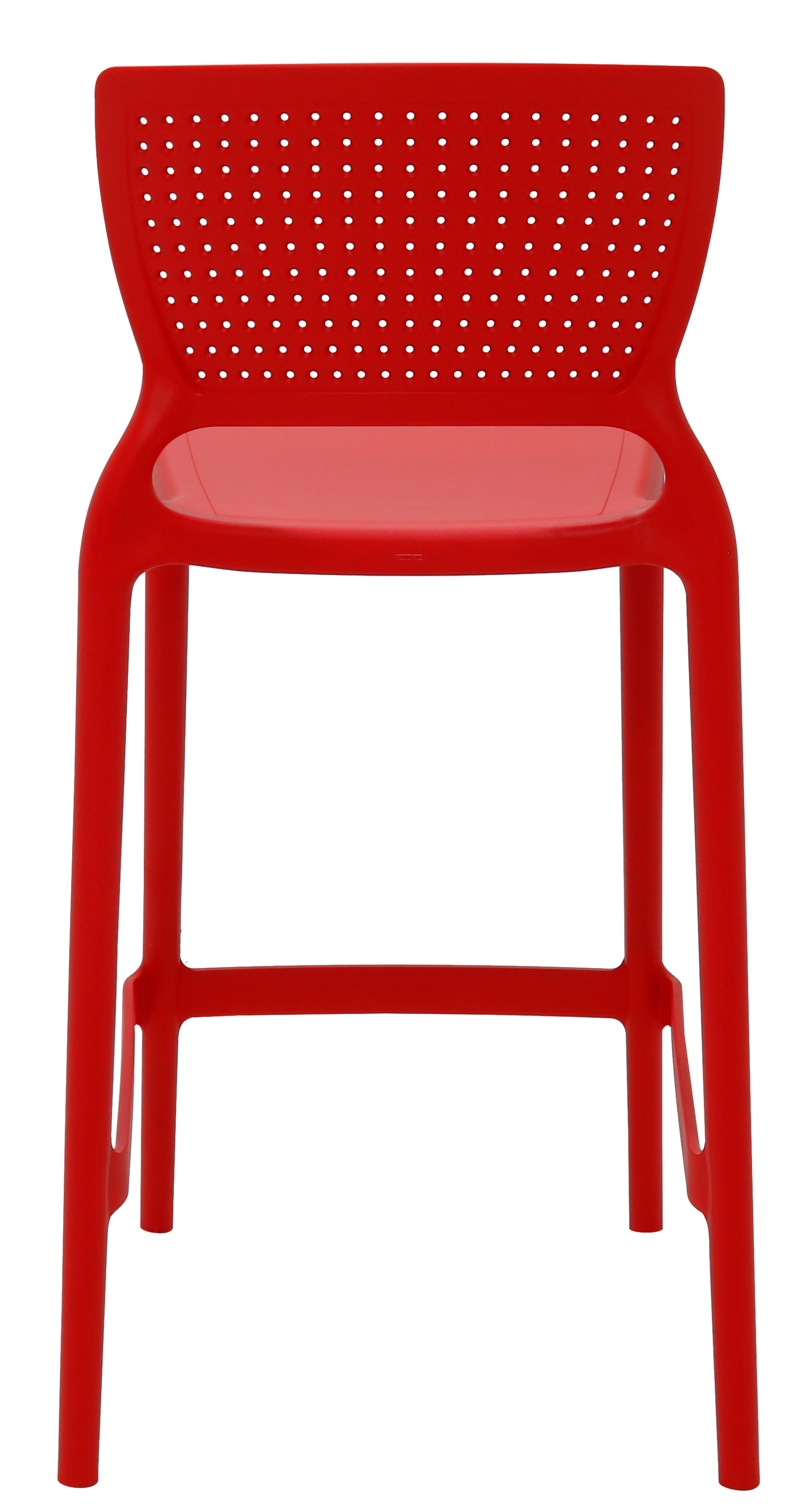 Silla de Barra Alice Rojo