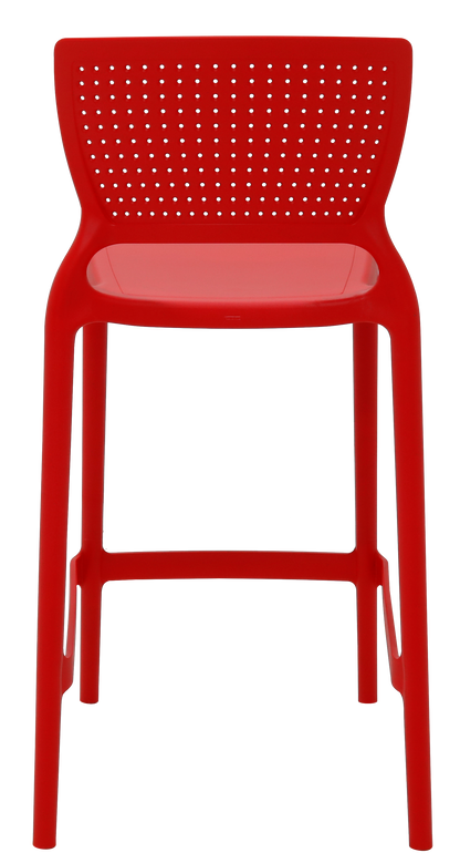 Silla de Barra Alice Rojo